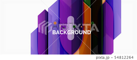 Abstract color lines dynamic background, modern material design style 54812264