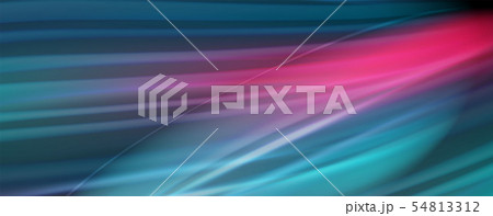 Modern rainbow liquid color flow colorful poster. Wave Liquid shape in black color background Modern rainbow liquid color flow colorful poster. Wave Liquid shape in black color background 54813312