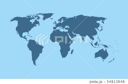 World map vector template, worldwide info graphic 54813646