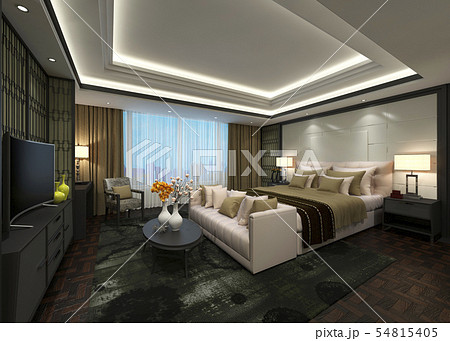 Hotel Room Interior 3d Illustration のイラスト素材 Hotel Room Interior 3d Illustration のイラスト素材