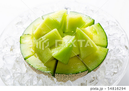 カットしたメロン 54816294