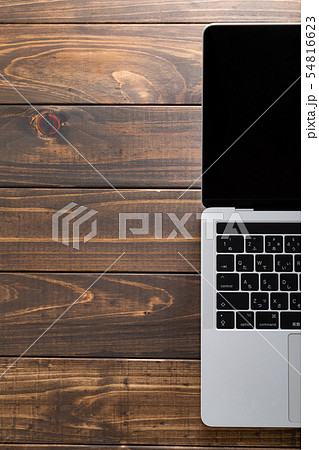 パソコン　木目 54816623