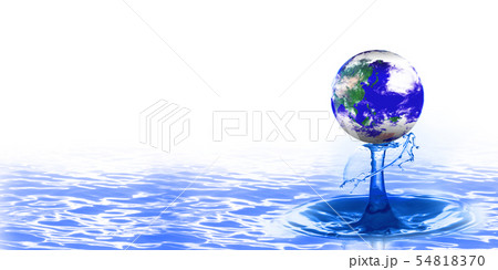 水の惑星、地球(きれいな水を守りたい) 水の惑星、地球(きれいな水を守りたい) 54818370