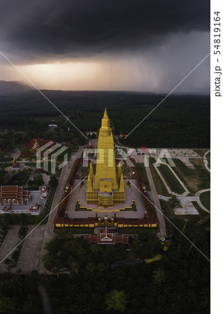 Top view of Wat Bang Thong in Krabi, Thailand Top view of Wat Bang Thong in Krabi, Thailand 54819164