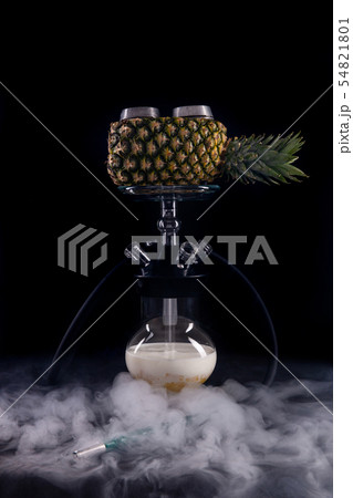 A pin hookah a pack with pineapple segments A pin hookah a pack with pineapple segments 54821801
