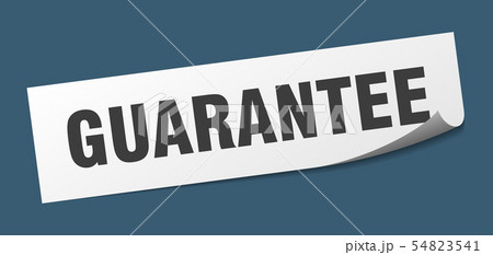 guarantee sticker. guarantee square isolated sign. guarantee sticker. guarantee square isolated sign. 54823541
