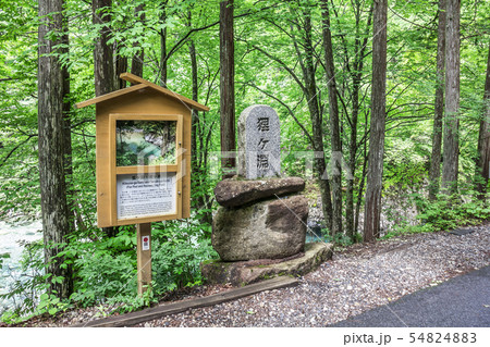 長野県　阿寺渓谷　狸ヶ淵 54824883