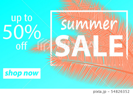 Hot Summer Sales design. 54826352