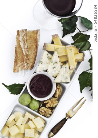 Cheese and fruits Cheese and fruits 54826584