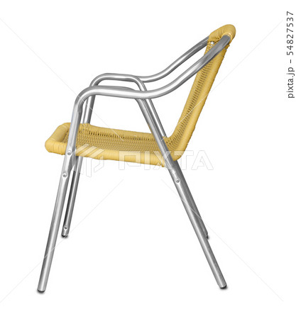 Side view of aluminum chair 54827537