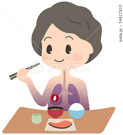 誤嚥性肺炎_不顕性誤嚥_食事 54827915