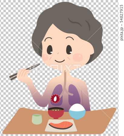 誤嚥性肺炎_不顕性誤嚥_食事 54827915
