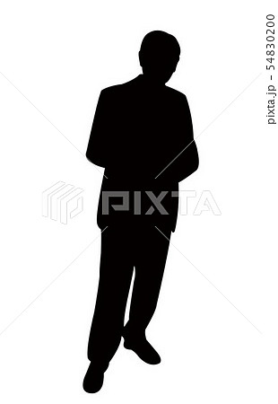 a man body silhouette vector a man body silhouette vector 54830200