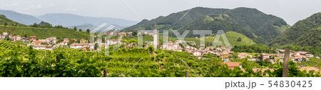 Panorama Santo Stefano village surrounded by 54830425