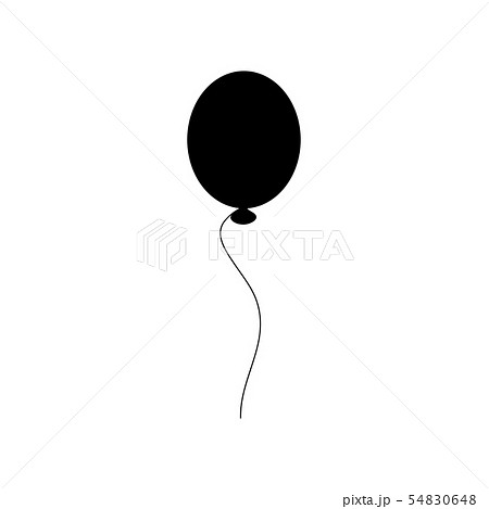 silhouette balloon cartoon illustration isolated silhouette balloon cartoon illustration isolated 54830648
