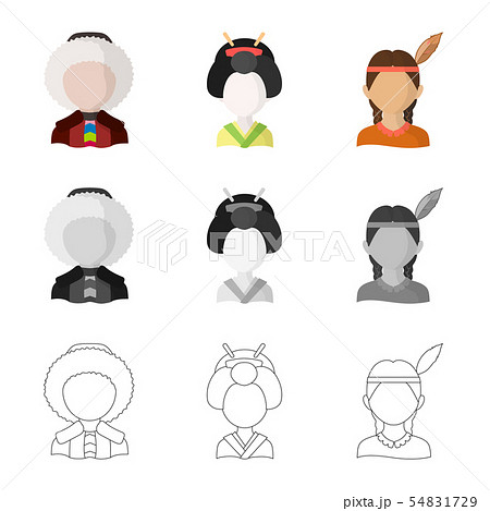 Vector illustration of imitator and resident icon. Collection of imitator and culture vector icon Vector illustration of imitator and resident icon. Collection of imitator and culture vector icon 54831729