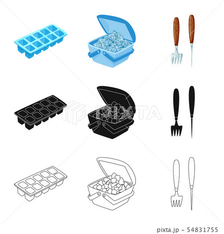 Isolated object of texture and frozen icon. Collection of texture and transparent vector icon for Isolated object of texture and frozen icon. Collection of texture and transparent vector icon for 54831755