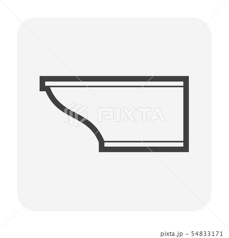 crown cornice icon 54833171
