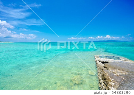 沖縄　竹富島の西桟橋 54833290