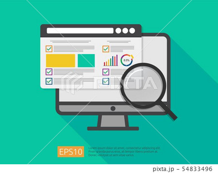 market business research strategy, data analysis 54833496