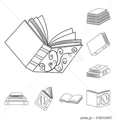 Vector illustration of study and literature logo. Set of study and source vector icon for stock. Vector illustration of study and literature logo. Set of study and source vector icon for stock. 54833667