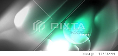 Neon glowing techno lines, hi-tech futuristic abstract background template Neon glowing techno lines, hi-tech futuristic abstract background template 54836444