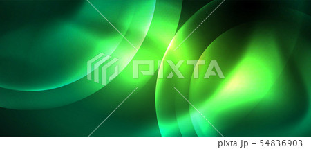 Neon glowing circles vector abstract background Neon glowing circles vector abstract background 54836903