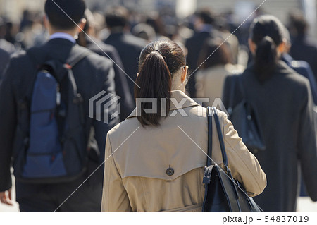 就活する大学生の風景 女性メイン 就活する大学生の風景 女性メイン 54837019