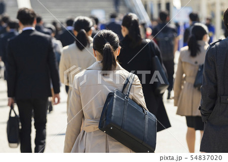 就活する大学生の風景 女性メイン 就活する大学生の風景 女性メイン 54837020