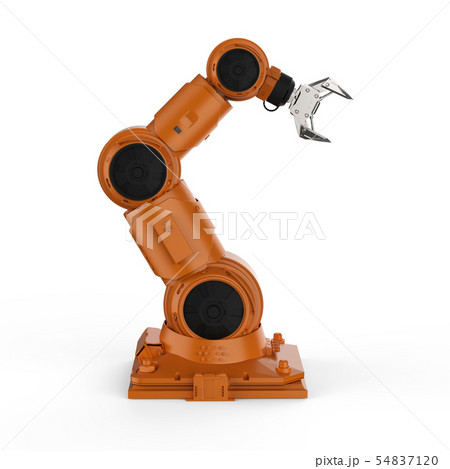 orange robotic arm orange robotic arm 54837120