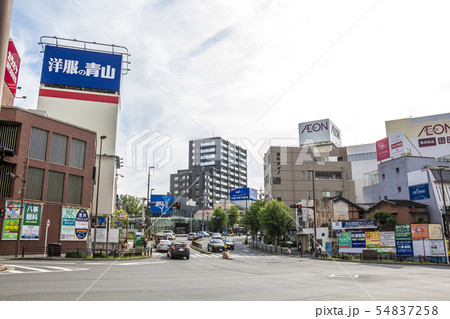 愛知県　名古屋都市風景　八事交差点 54837258