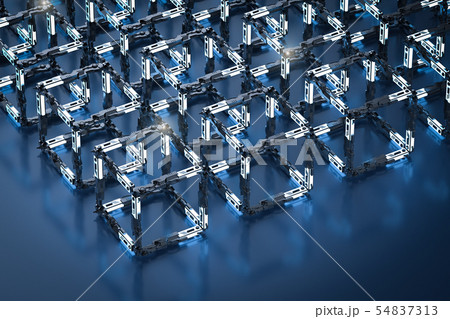 Blockchain Technology concept 54837313