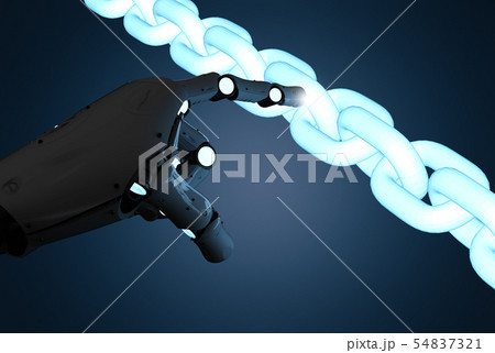 Blockchain Technology concept 54837321