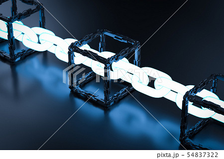 Blockchain Technology concept 54837322