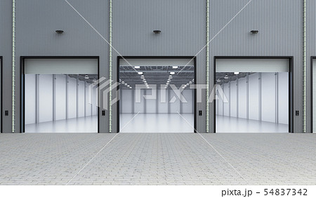 empty factory interior empty factory interior 54837342
