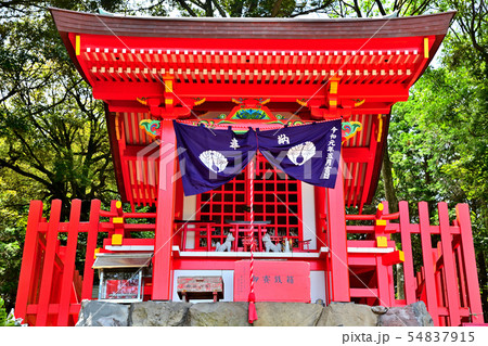 佐賀県 祐徳稲荷神社 奥の院の写真素材 佐賀県 祐徳稲荷神社 奥の院の写真素材