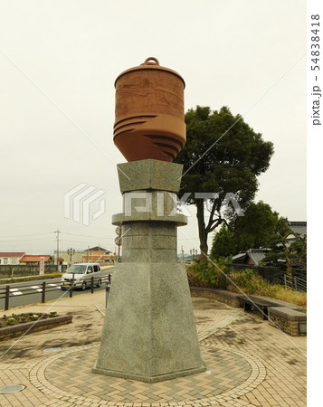 山陽小野田市にある産業遺産の硫酸瓶 山陽小野田市にある産業遺産の硫酸瓶 54838418