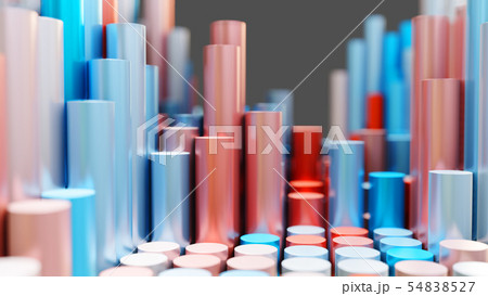 The background of the multi-colored cylinders is chaotic The background of the multi-colored cylinders is chaotic 54838527