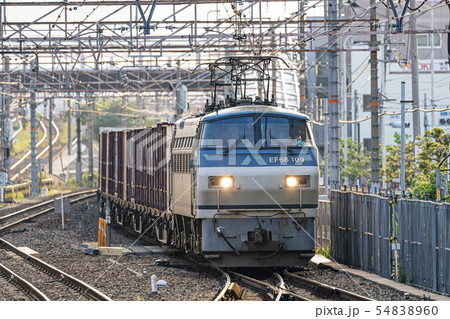 貨物列車　走行イメージ　　 54838960