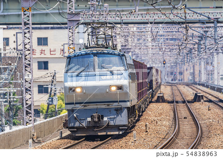 貨物列車　走行イメージ　　 54838963