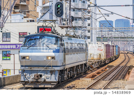 貨物列車　走行イメージ　　 54838969