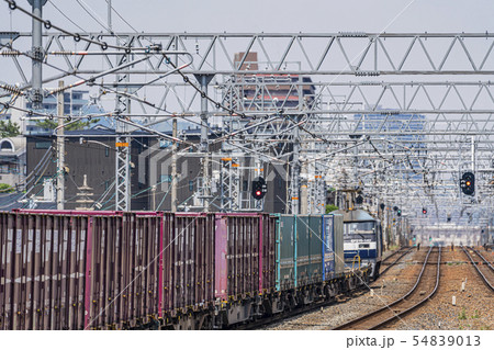 貨物列車　走行イメージ　　 54839013