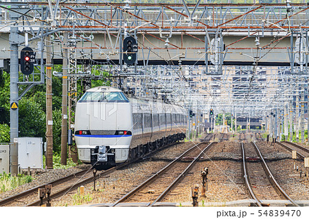 特急列車 走行イメージ 特急列車 走行イメージ 54839470