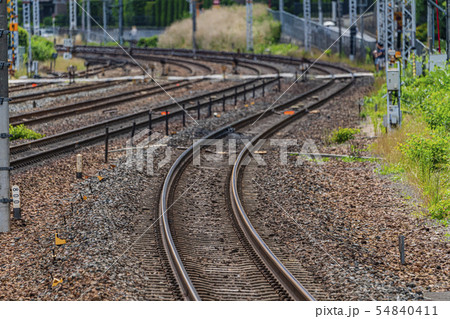 鉄道　線路イメージ　　 54840411