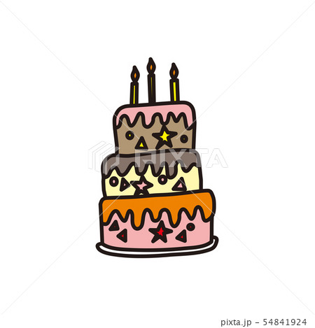 Cake Birthday Design Graphic Template Vector 54841924