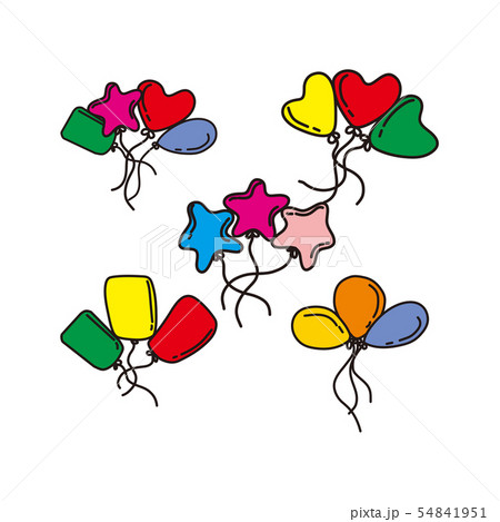 Balloon Birthday Design Template Vector 54841951