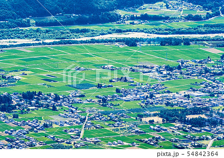 田園地帯・俯瞰 54842364