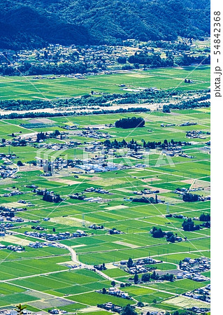 田園地帯・俯瞰 田園地帯・俯瞰 54842368