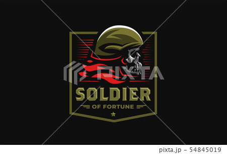 Skull in a helmet Skull in a helmet 54845019