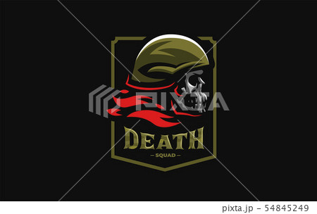 Skull in a helmet Skull in a helmet 54845249